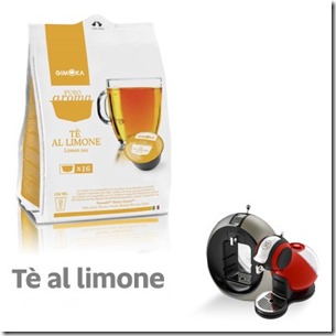 16 Capsule Gimoka Tè Limone Compatibile Dolce Gusto