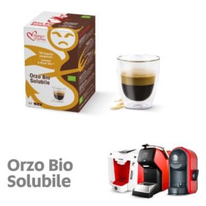 Orzo Bio Solubile 16 Capsule Italian Coffee Compatibili Lavazza A Modo Mio