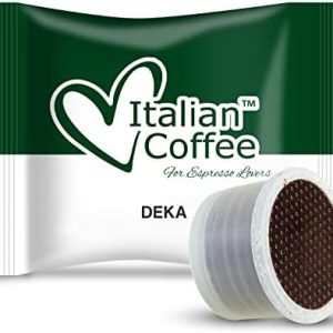 50 Capsule Caffè Decaffeinato Compatibile Fior Fiore, Lui L'espresso, Martello